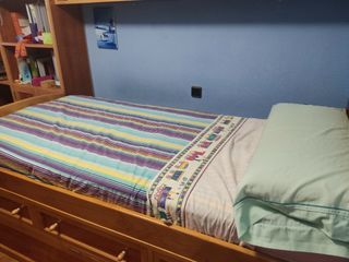 Cama nido madera con colchón