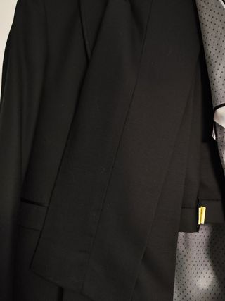 Traje de boda negro