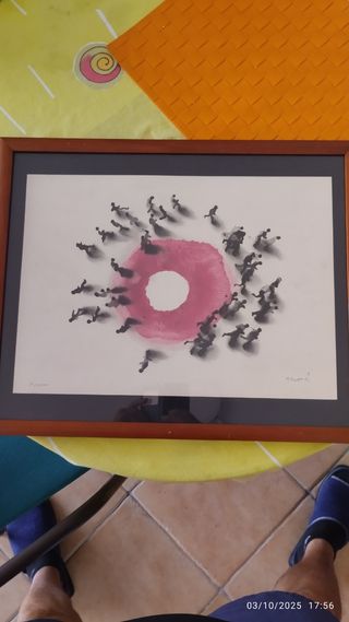 Litografía famoso artista Genovés, con certificado