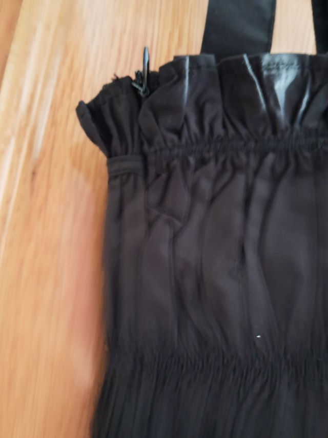 Top Zara Negro con Lazos