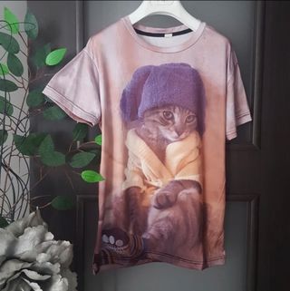 Camiseta Gato M