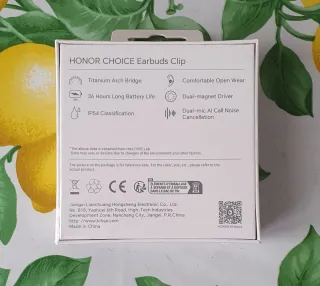 Auricolari HONOR CHOICE Earbuds Clip Neri