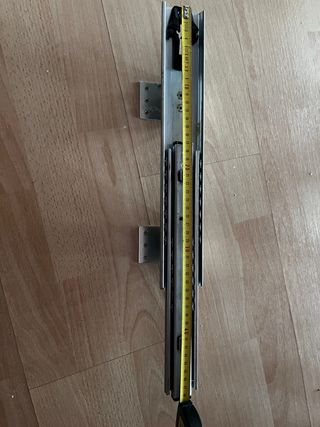 Guías telescópicas cajón cierre suave 45cm