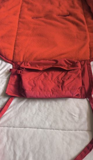 Saco para silla de paseo rojo
