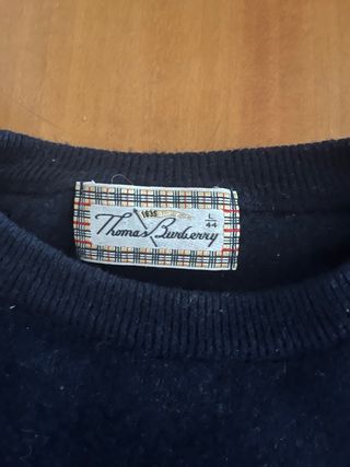 Jersey de lana azul