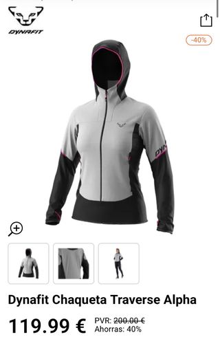 Chaqueta Dynafit Traverse Alpha con capucha