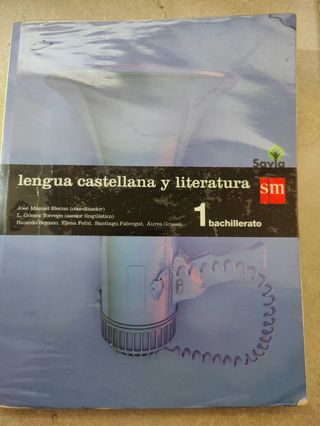 Lengua castellana y literatura. 1 Bachillerato....