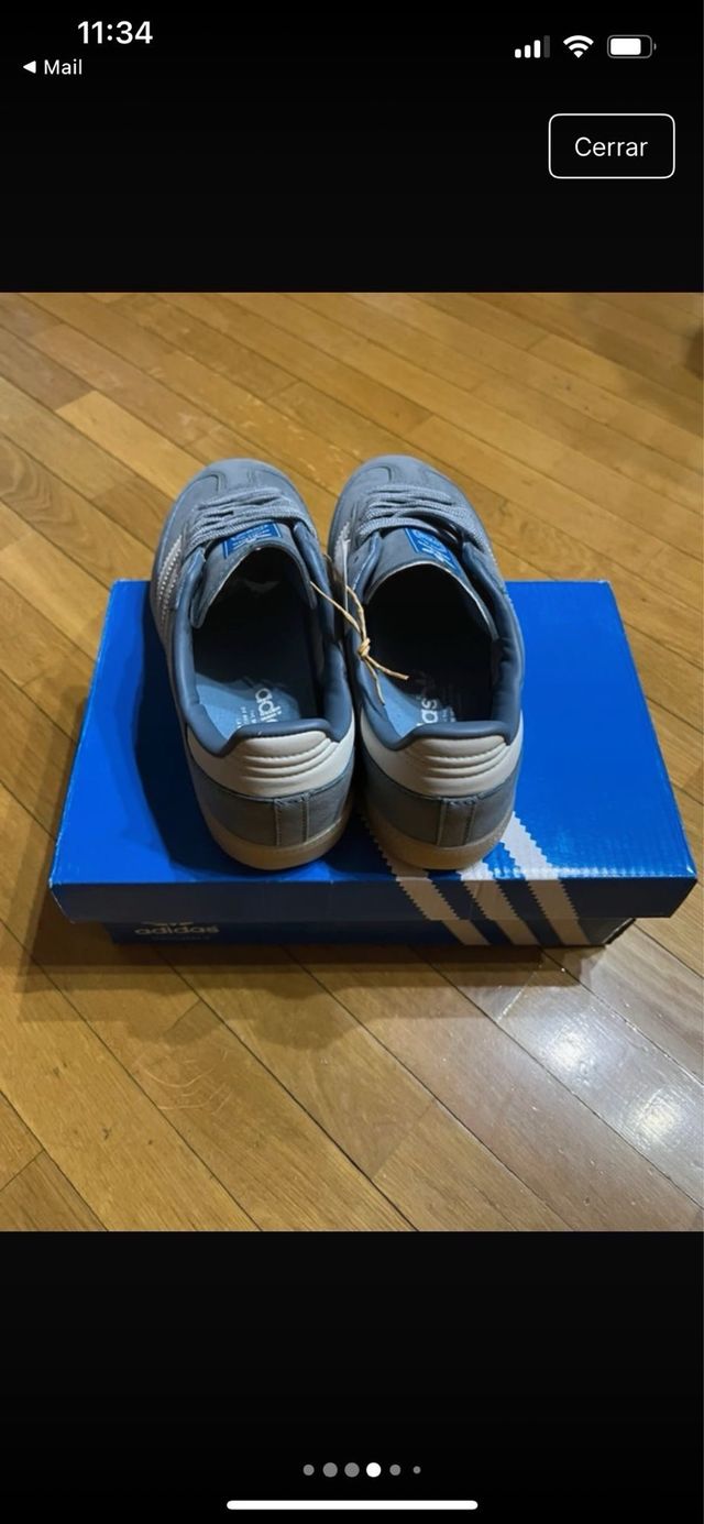 Adidas Samba OG Talla 38 Azul Claro