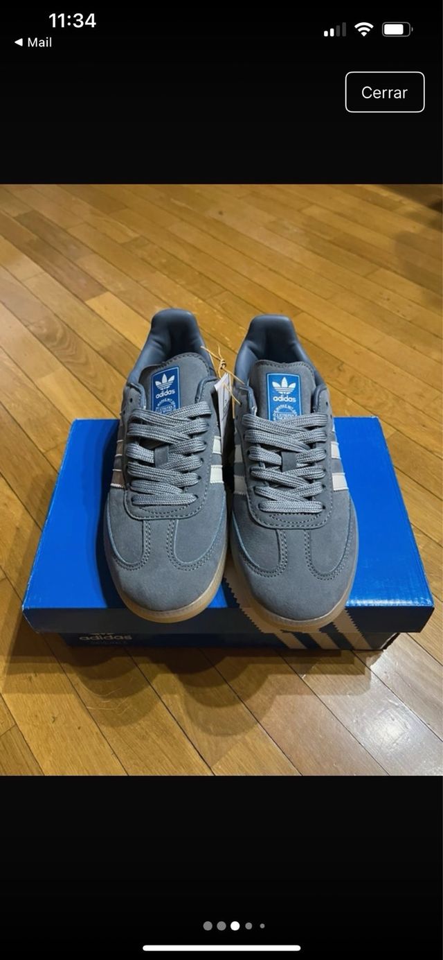 Adidas Samba OG Talla 38 Azul Claro
