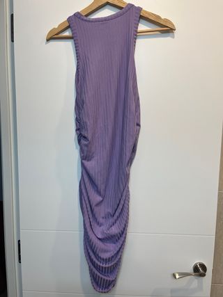 Vestido corto SHEIN morado 