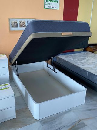 Canapé Blanco 90x190 con Arcón Amplio barato!