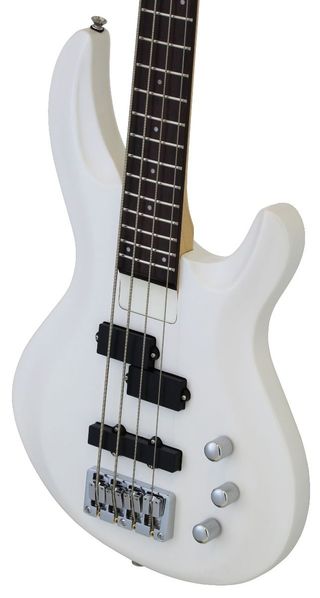 Bajo Eléctrico Aria IGB-STD Blanco