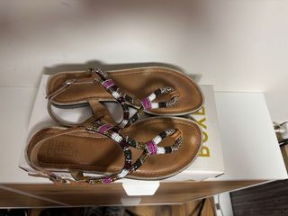 Sandalias BullBoxer Talla 38 Marrón Multicolor