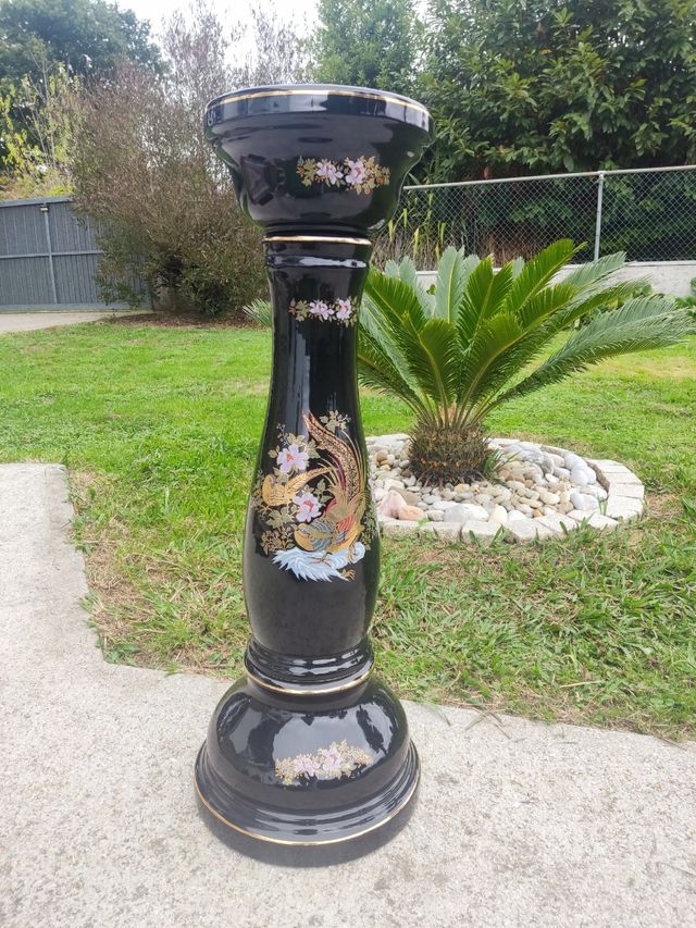 Pedestal cerámica esmaltada Vintage 