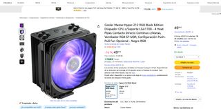 Disipador Cooler Master Hyper 212 Black