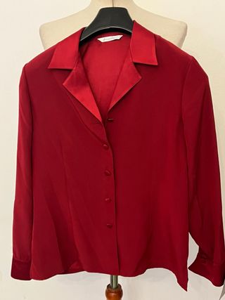 Blusa vintage roja