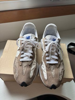 New Balance 327 Beige/Marrón Talla [Talla]