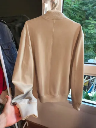 Chaqueta bomber beige/gris