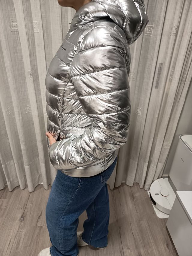 Anorak Champion Plateado Talla M