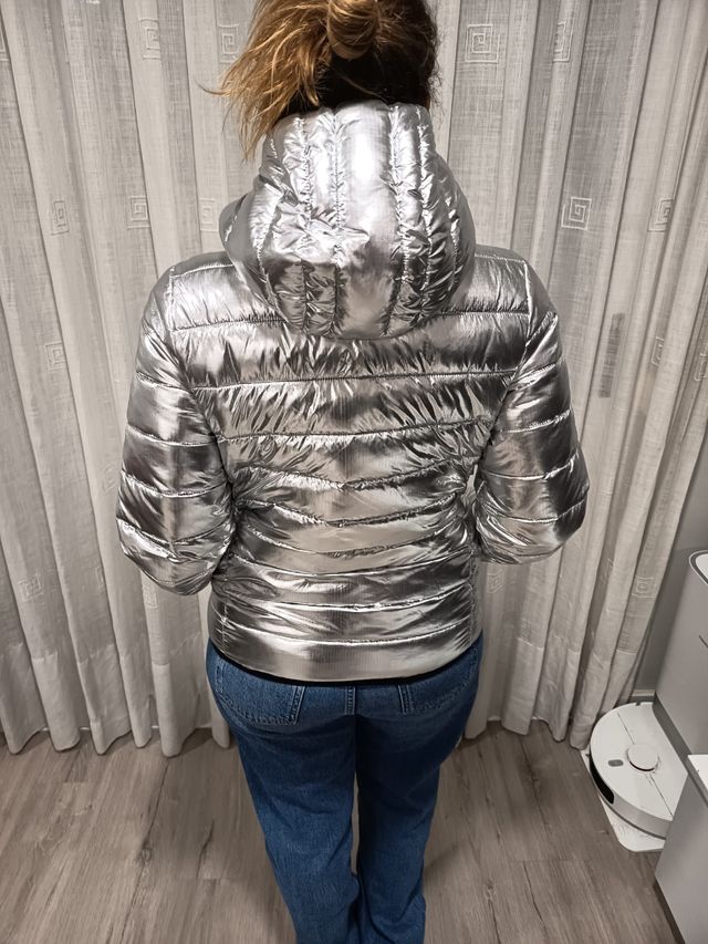 Anorak Champion Plateado Talla M