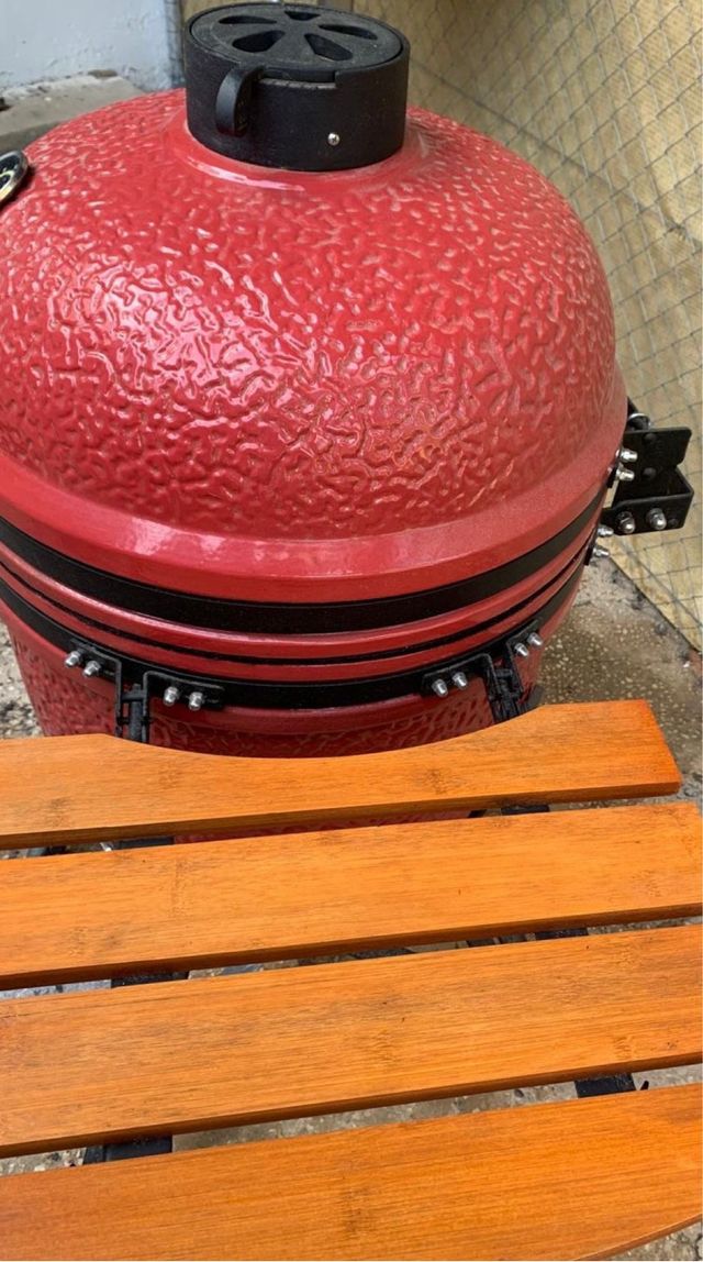 Barbacoa Kamado 21 Cerámica + piedra pizza
