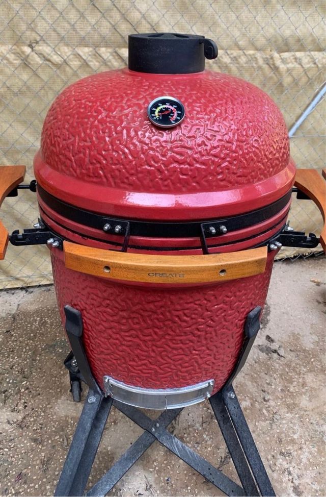 Barbacoa Kamado 21 Cerámica + piedra pizza