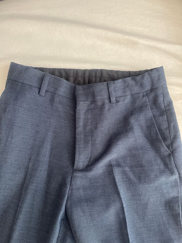 Traje de niño azul marino