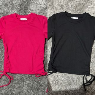 Lote 2 Camisetas Zara Mujer