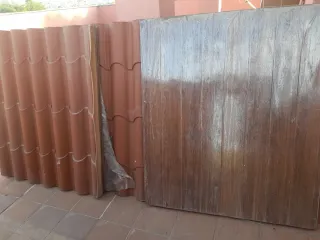 Panel sándwich imitación madera
