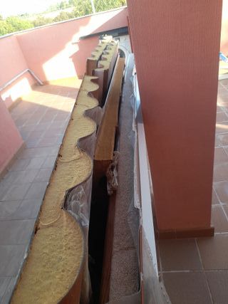 Panel sándwich imitación madera