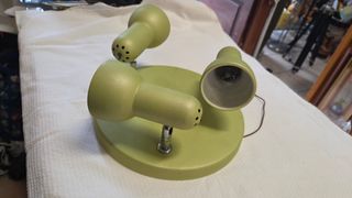 Lámpara de techo verde metal