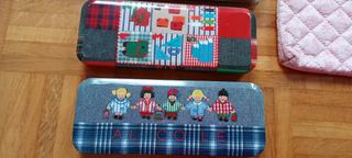 Estuches escolares vintage