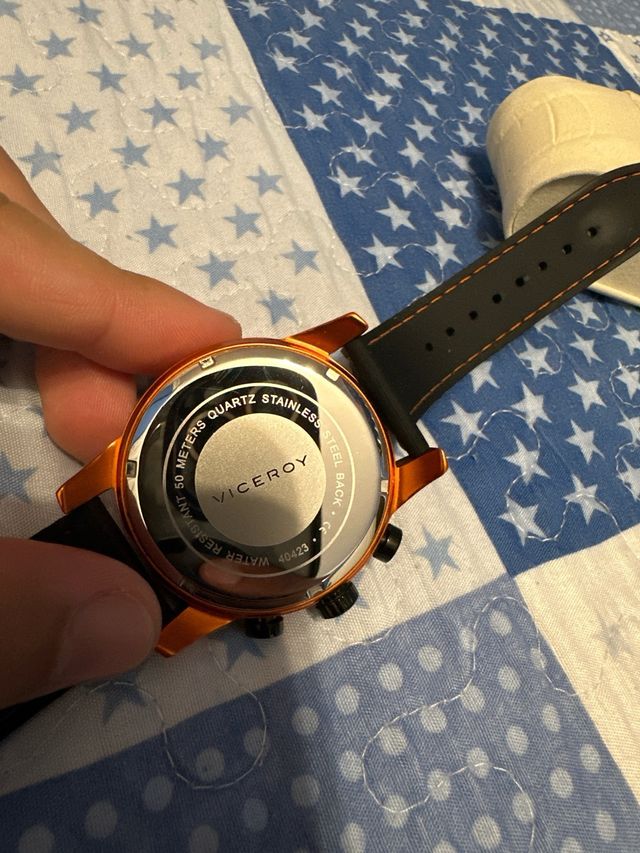 Reloj Viceroy Naranja y Negro