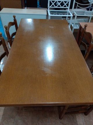 Mesa comedor 4 sillas madera maciza