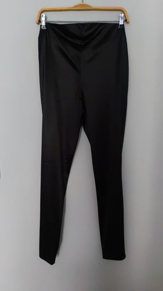 Leggings brillantes negros