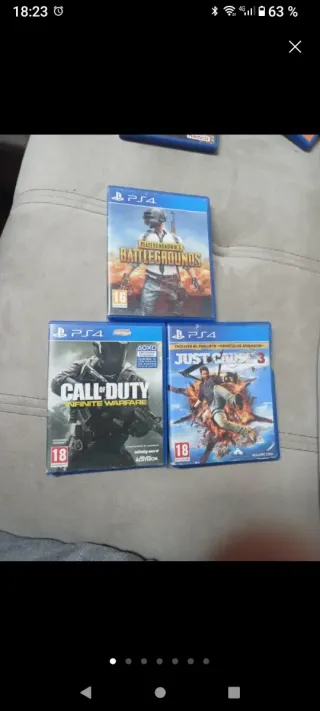 3 De PS4 + VOLANTE PSone Y 2 Juegos ps1 2 regalo