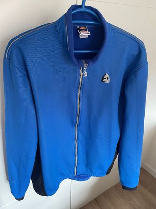 Maillot invierno Ciclismo Etxeondo Azul vintage 