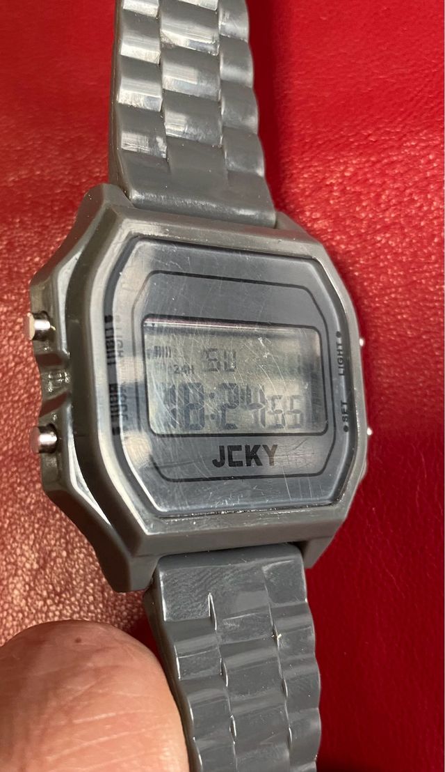 Orologio digitale JCKY grigio