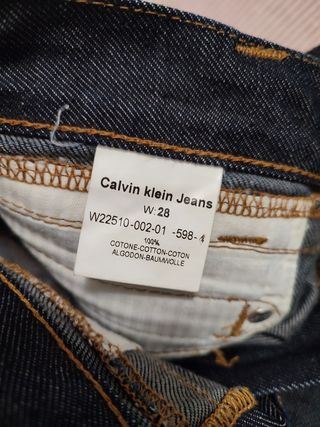 Vaqueros Calvin Klein Azules Talla W 28