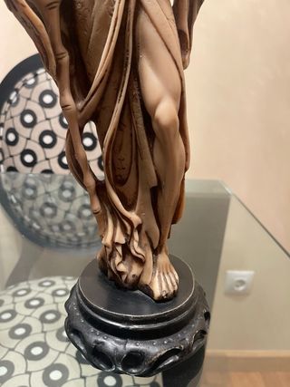 Figura Alabastro Japonés Anciano