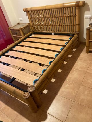 Cama de bambú
