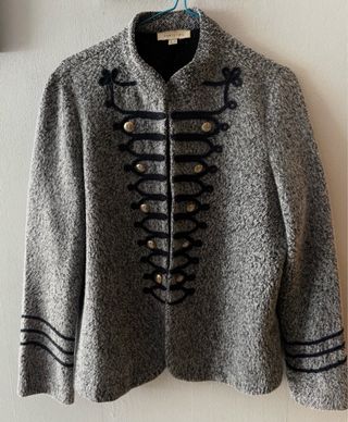 Chaqueta de sarga de espiga 