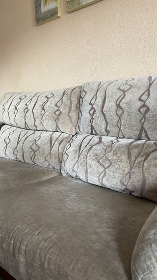 2 Sofás Extensibles (3+2 Plazas) Tela. 

