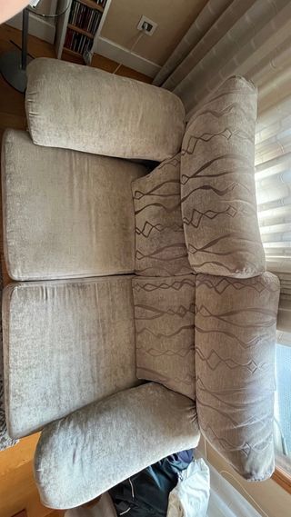 2 Sofás Extensibles (3+2 Plazas) Tela. 

