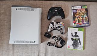 Lote Xbox 360 con juegos y mandos