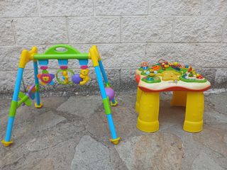 Juego Gimnasio y Mesa Actividades Bebé