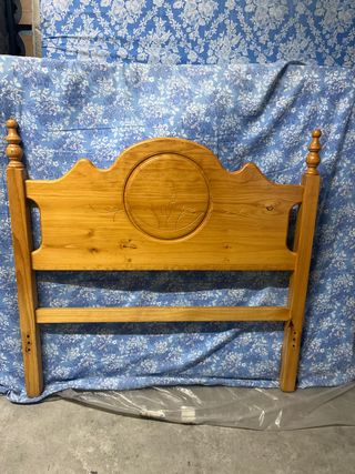 Cabecero de madera maciza