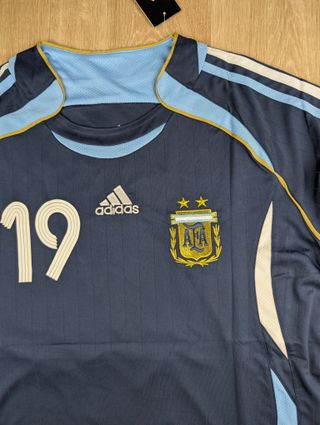 Camiseta Argentina Messi 19 Mundial Alemania 2006