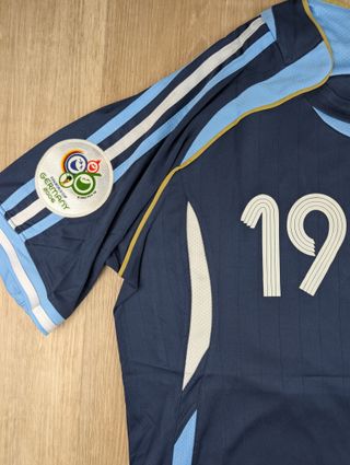 Camiseta Argentina Messi 19 Mundial Alemania 2006