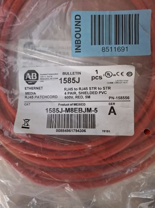 Cable Ethernet Rockwell Automation 5M